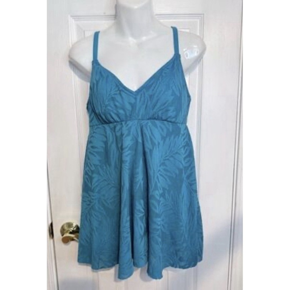 BAL HARBOUR Women's Swim Suit Dress Tummy Control Hip Minimizer Sz 18 NWT (P1)